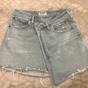 Agolde cross cross skirt